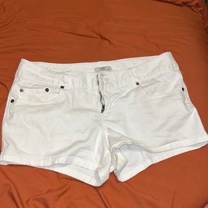 white shorts